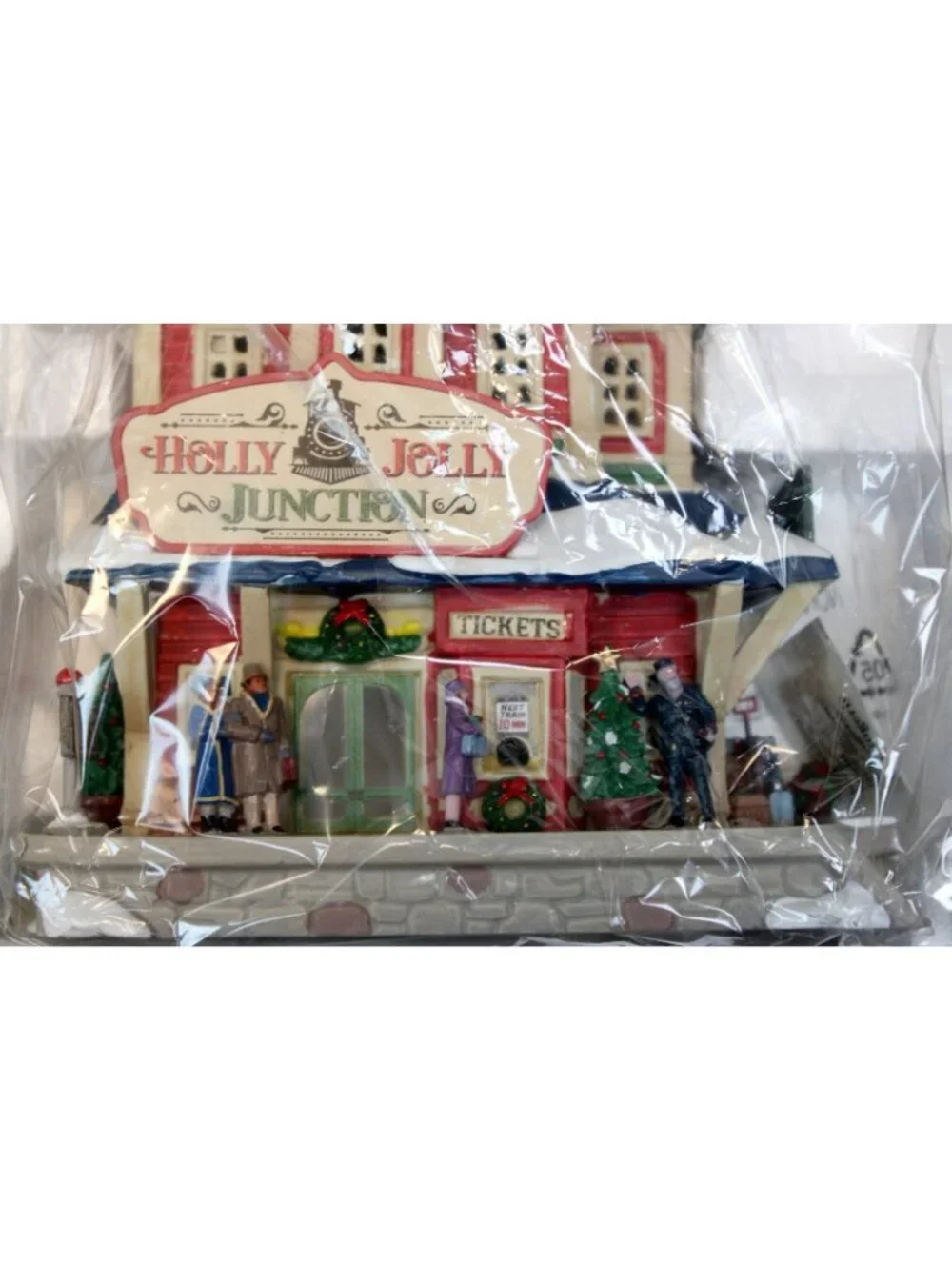 NEW 15pc Lemax Christmas Village Holly Jolly Junction Train #56672 Light 2025